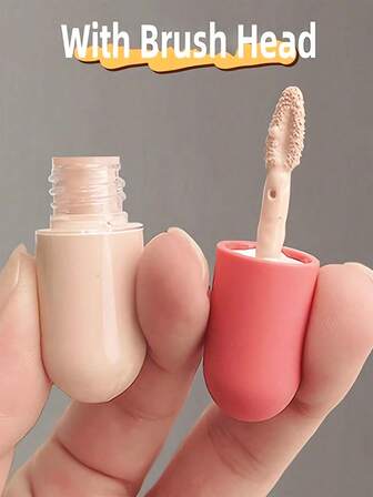 1pc/3pcs/5pcs Mini Travel Bottles For Liquid Foundation & Concealer&Lip 4ml/0.1oz - Portable Cosmetic Containers With Twist-Top Caps Fragrance-Free Ideal For Makeup Samples & Toiletries Vacation Travel Accessories Summer Travel Essentials