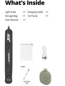 AMBITFUL GC30R 200K-10000K Flexible Soft Light Portable Outdoor Handheld Professional Photography LED Light, Suitable For Vlog Video Shooting