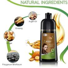 Natural Hair Dye 3 IN 1, Gray Hair Coverage, Color Shampoo For Women & Men, Vegan Ammonia Free (Light Brown) - Brown - View 5