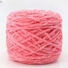 1 Stück 200g Chenillegarn 6mm dick, handgemachtes DIY Gehäkeltes Samt-Effektgarn für Stricken, Schals, Mützen, weiche Decken