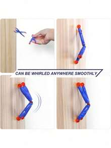 10/20/50/100pcs Funny Sticky Rolling Figures, Sticky Climbing Toys, Suitable For Men's Party, Window Climbing Stress Relief, Clever & Novel Party Supplies - Multicolor - View 6