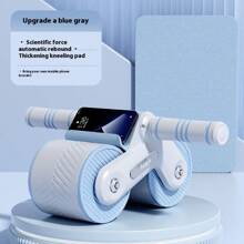 Abdominal Wheel Roller, Self-Reviving Fitness Equipment, Beginner Home Gym Gear, Noise-Proof Recoil Design, Max Load 100kg, Ab Workout Tool