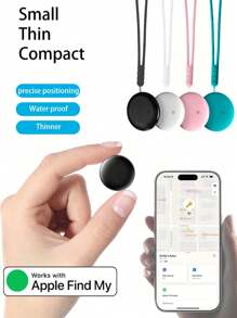 1pc/2pcs/4pcs AirTag Alternatives, Global GPS Locator For Precise Remote Finding, Smart Anti-Lost Tracker - MFi Certified, Real-Time Tracking, No Installation Needed, For Pets, Bags, Luggage, Bicycles, Cars, Compatible With IOS Find My App, Worry-Free Anti-Lost (IOS Only)