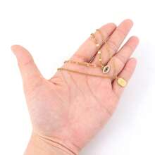 2Pcs/Set New Fashion Block Zodiac Eye Pendants Golden Stainless Steel Lip Choker Chain Layered Necklaces For Women