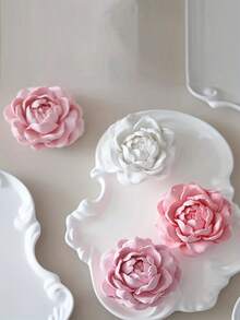 1pc New 7-Hole Succulent/Cactus Shaped Silicone Mold, Multi-Style DIY Flower Decor Car Fragrance Stone Ornament