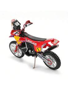 Bburago 1:18 Diecast Motorcycle Model - GASGAS RX450F 2023 Dakar Rally #1 - Adult Collectible Realistic Display, Gift For Men Birthday Christmas - GASGAS RX450F(DAKAR 2023) - View 5