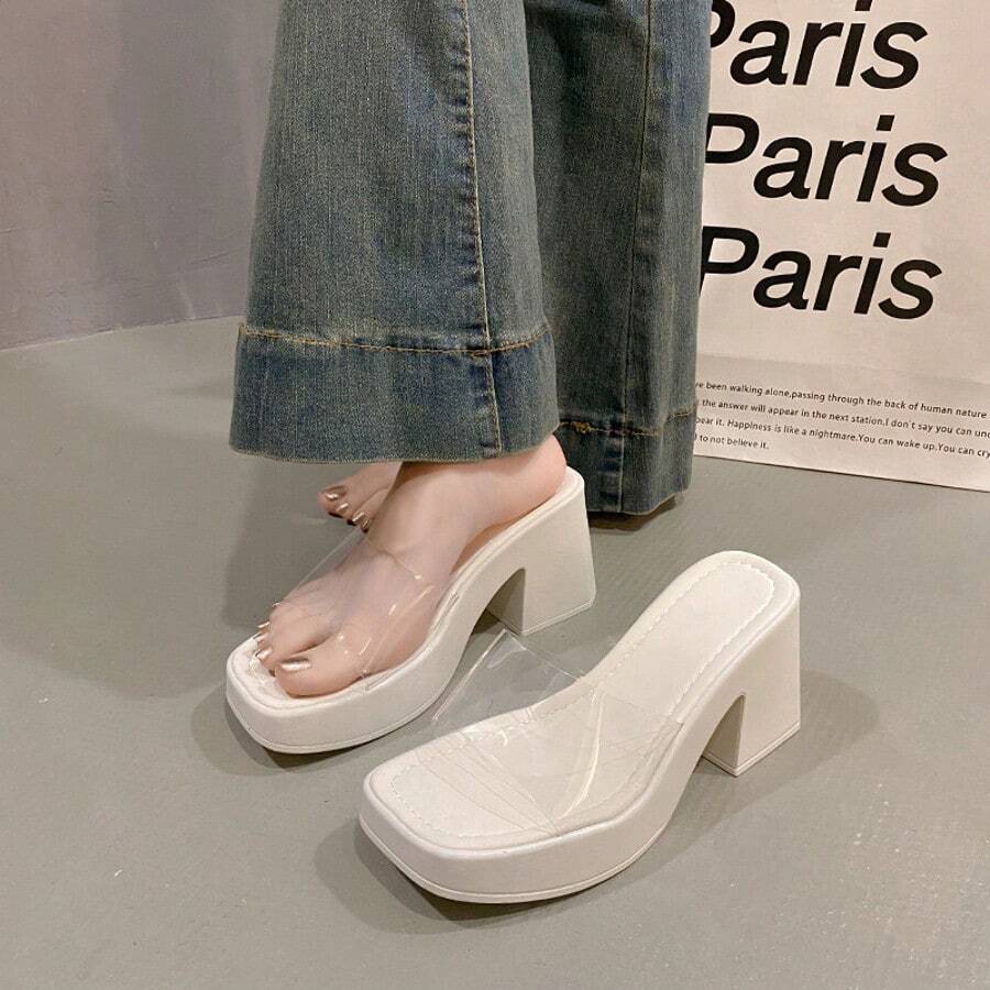Women Platforms & Wedge Sandals - White - View 1