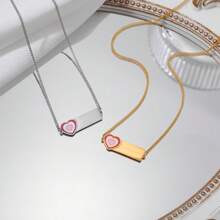 Customized Stainless Steel Necklace With Personalized Name, Suitable For Wedding, Valentine's Day, Mother's Day Gifts