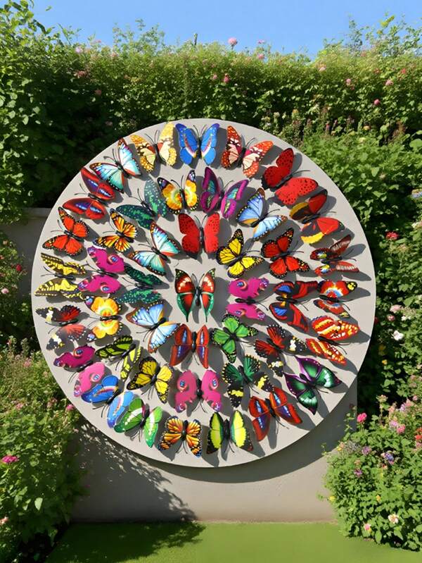 20 piezas Pegatinas de pared de mariposas de formas y colores aleatorios, decoraciones de mariposas 3D para el jardín, con varias opciones de montaje (cinta adhesiva de doble cara, imanes, pinzas, etc.), para decoración del hogar, habitación, dormitorio, vinilos de pared, decoraciones de jardín