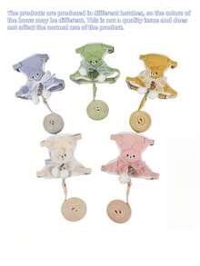 Correa y arnés para mascotas (gatos/perros), ajustable y a prueba de escape, adecuado para paseos al aire libre. Adecuado como regalo para festividades como Halloween, Navidad, Día de San Valentín, etc. - Multicolor - Ver 6