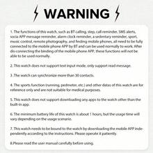 智能手表全触摸屏：具有睡眠追踪器、无线通话、计步器、音乐控制、游戏、健身智能手环，适用于 Android/IOS 手机，非常适合女性和男性。180mAh 电池 - 黑色 - 查看 11