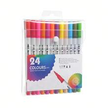 120 piezas de Rotuladores de Doble Punta Fina Tipo Pincel Multicolor para Adultos - para Colorear, Caligrafía, Escritura, Planificadores, Diarios, Notas, Dibujo y Manualidades Escolares - Multicolor - Ver 17