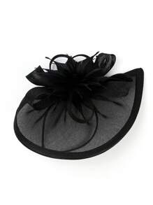 1Pc Tea Party Fascinator Hat For Women Kentucky Headwear Derby Pillbox Church Hat For Cocktail Wedding ,Hair Accessories, Tiny Hats, Mini Fascinator, Mini Cap, School Stuff, Gifts, Classy, Festival Outfits, Rave Accessories