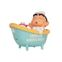 CRAYON SHINCHAN Haut-parleur sans fil créatif et attrayant de Crayon Shin-Chan, dessin animé mignon en forme de baignoire où le haut-parleur de Shin-Chan peut être inséré. Ornement raffiné, cadeau d'anniversaire.