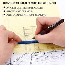 Colored Vellum Paper, 50 Sheets 10 Colors Transparent Vellum Paper A4/A5/A6 Translucent Tracing Paper Printable Clear Vellum Sheets For Printing Drawing Ink Jet Laser Printer, School Supplies,Back To School - Multicolor - View 6