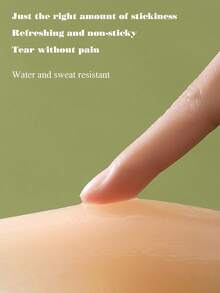 2/10 Pieces Reusable Seamless Silicone Nipple Shields, Invisible Breast Lift Straps, Non-Slip Stickers, Solid Color Bra Accessories, 100% Silicone, Hand Washable, Easy To Clean Bra Accessories, Fits All Bust Sizes High Quality Products Perfect For Summer!