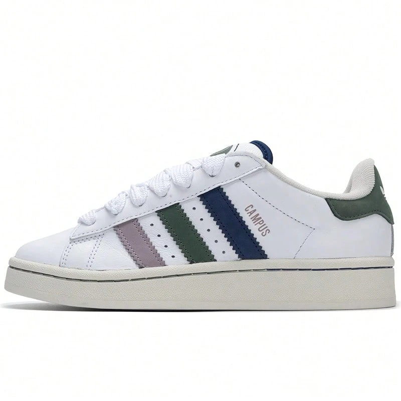 Adidas Originals Zapatos de hombre, zapatos de mujer, zapatillas deportivas, CAMPUS 00S, zapatos casuales deportivos cómodos - Blanco/azul marino - Ver 1