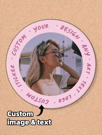 1-100pcs Personalized Labels - Custom Stickers With Any Text, Image, Custom Thank You Labels Stickers ,PVC, Waterproof, Colorful Custom, Unique Ideal Gifts For Him, Her,Family,Friends,Son,Daughter,School Students,Pets, Dogs, Cats, For Anniversaries,For Birthdays, School,Home