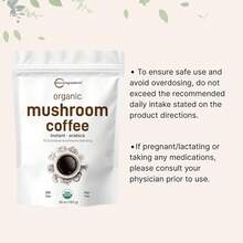 Organic Instant 10 In 1 Mushroom Coffee Powder, 14 Ounce (158 Servings) |   Weight & Immune Support |   Premium Arabica Coffee With Lion's Mane, Chaga, Reishi,& More-HHYD - 28 Ounce (Pack Of 1) - View 8