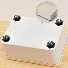 4pcs Heavy Duty Furniture Casters - 200kg Capacity, 360° Swivel, Stainless Steel, Self-Adhesive Backing, Smooth Rolling, Easy Movement, Durable Furniture Sliders - White - View 6