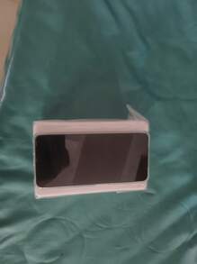 1 pieza Caja de almacenamiento con tapa abatible de plástico blanco, organizador a prueba de polvo para fotos, joyas, lápices labiales y útiles de oficina