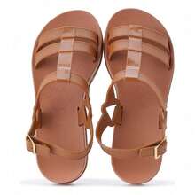 Women's Flat Sandal Premium Comfort Flat Casual Soft And Stylish Ideal For Casual Everyday Wear - 鏽棕色 - 查看 7