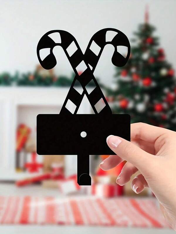 CIF BUY قطعة واحدة من خطاف المفتاح المعدني على شكل رجل الزنجبيل الجميل، ديكور عيد الميلاد الاحتفالي، علاقة مثبتة على الحائط، خطاف المنشفة الحمام الأنيق المصنوع من الحديد، ديكور المشهد الجذاب