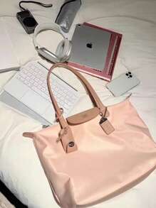 Women Large Capacity Tote Bag, Fashion Handbag For Commuting, Spring New Arrival 2025