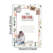 1pc Floral Pregnancy Journey Loose Leaf Binder Diary, Suitable For Expectant Mothers Memory Book, New Moms Monthly Planner, Perfect Mother's Day Gift,For School Supplies,Back To School