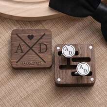 Khuy măng sét cá nhân hóa, Quà tặng phù rể, Khuy măng sét khắc chữ, Lời cầu hôn của phù rể, Bộ khuy măng sét và kẹp cà vạt cho phù rể, Quà tặng tiệc độc thân, Đầy màu sắc, Dễ thương, Đáng yêu, Ngộ nghĩnh, Kawaii, Y2K, Phong cách, Unisex, Thường ngày, Tùy chỉnh, Cá nhân hóa, Độc đáo, Được thiết kế riêng, Quà tặng lý tưởng cho anh ấy, Quà tặng lý tưởng cho cô ấy, Bạn trai, Bạn gái, Gia đình, Bạn bè, Lãng mạn tinh tế, Vẻ duyên dáng mùa đông, Sự quyến rũ năm mới, Dành cho gia đình - Nhiều màu - Xem 8