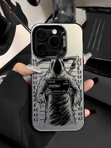 1 pièce Étui de protection pour téléphone anti-chute mat avec graphique de Faucheuse religieux, compatible avec iPhone 11, 12, 13, 14, 15, 16 Pro Max X, XS, XR, 16E, 15 Plus, compatible avec Galaxy A03, A05, A05S, A12, A14, A15, A32 4G/5G, A35, A52/A52S 5G, compatible avec OPPO A16, A17, A36, A57 4G, A58 4G, A60, A78 4G, A94, A95 - Gris - Voir 3