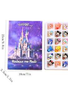 Disney 24PCS Disney Surprise Box Lucky Draw Game Cute Figure Keychain Fashion Accessory Decor For Bags Backpacks Room Desk Display Collectible Gifts Fun Play Novelty Items