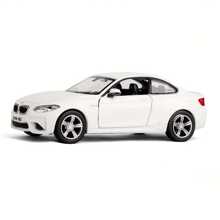 Burago RMZ Simulation 1:36 Alloy BMW M2 Alloy Car Model, Children's Toy Car Ornament, Pullback Car Model, Can Open Door, Birthday Gift