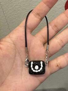 Doll House For Labobo Camellia Black & White Hanging Accessory Pendant Decoration For Labubu - Multicolor - View 4