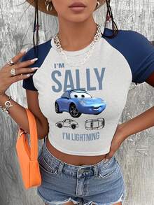 Disney racing,Ribbed cotton women's T-shirt, college style spring and summer colorblocked sleeve sports women's, drape erosion wool soft breathable women's short sleeve topsdrape erosion wool soft breathable women's short sleeve topsdrape erosion wool soft breathable women's short sleeve topsdrape erosion wool soft breathable women's short sleeve topsdrape erosion wool soft breathable women's short sleeve topsdrape erosion wool soft breathable women's short sleeve topsdrape erosion wool soft breathable women's short sleeve topsdrape erosion wool soft breathable women's short》 - 藍色和黑色 - 查看 2