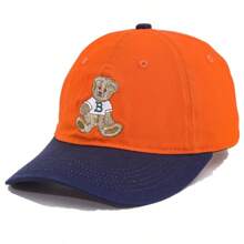 JZML 1 Unisex Bear Embroidery Casual Baseball Cap
