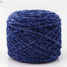 1 Stück 200g Chenillegarn 6mm dick, handgemachtes DIY Gehäkeltes Samt-Effektgarn für Stricken, Schals, Mützen, weiche Decken