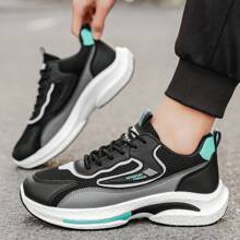 Men's Sports Shoes, Men's Tennis Shoes, Men's Platform Athletic Sneakers, Lace Up Fashion Increased Sole Sneakers