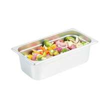 Hotel Pan 1 Count 1 3 Size AntiJam 4 Deep Freezable 24 Gauge Stainless Steel Steam Pan Lid Sold Separately For Use In Commercial Kitchens Cafeterias And Catering Events - One-thirdsize - View 1