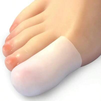 2pcs/4pcs Silicone Toe Separator And Protector, Big Toe Protector, Easy To Clean, Soft And Elastic, Suitable For Running, Hiking, Skating And Dancing-Unisex, Sports And Daily Use, Unisex Odorless Toe Cover, Toe Wear Protection Cover
