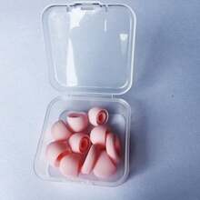 Tappi per le orecchie in silicone riutilizzabili, con riduzione del rumore di 24 dB, 3 misure di punte intercambiabili, lavabili per dormire e ridurre il rumore, comodi e indolori, con custodia portatile inclusa