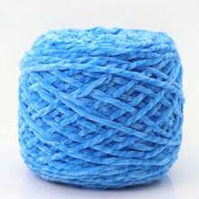 1 Stück 200g Chenillegarn 6mm dick, handgemachtes DIY Gehäkeltes Samt-Effektgarn für Stricken, Schals, Mützen, weiche Decken