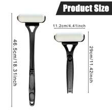 1pc Folding Back Lotion Applicator, 18.31 Inch Long Handle, Sunscreen Moisturizer Body Massager Roller, Detachable Travel Friendly, 2025 New Design