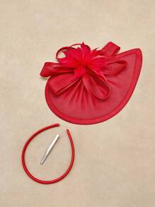 1Pc Tea Party Fascinator Hat For Women Kentucky Headwear Derby Pillbox Church Hat For Cocktail Wedding ,Hair Accessories, Tiny Hats, Mini Fascinator, Mini Cap, School Stuff, Gifts, Classy, Festival Outfits, Rave Accessories