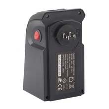 Minicalentador eléctrico con asa Calentador de invierno de sobremesa para el hogar Oficina Protección contra sobrecalentamiento -Calentamiento rápido, Con mando a distancia - Negro - Ver 5