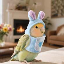 1 Stück Vogelkleidung, Ananas-/Elefantenform, einzigartige Designs, feine Verarbeitung, Klettverschluss Design für einfaches An- und Ausziehen, zwei Stile, geeignet für Papageien und andere kleine Vögel