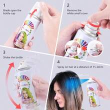 Temporary Hair Color Wax, Hair Wax Dye Pomades,Washable Hair Coloring Natural Hair Strong Style Gel Cream Hair Dye For Party,Hollowen,Cosplay. (Dark Brown, 120ml) - 棕色 - 查看 5