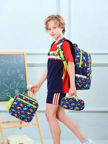 3PCS Cute Kids Backpacks For Teen Boy Girl - Waterproof Bookbag Set Primary School Daypack Elementary Students Knapsack With Lunch Box & Pencil Case For Preschool Kindergarten Backpack Back To School Student - Daisy và cầu vồng - Xem 9