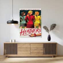 Framed High-Quality Soft Canvas Heathers The Musical Canvas Art Print - 1pc Vintage Film Poster - Modern Bedroom Wall Decor, Waterproof - Framed - View 5