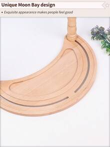 1 قطعة إطار خياطة متقاطعة خشبي، حامل تطريز دوار متعدد الوظائف بقاعدة هلالية الشكل، تصميم لوحتين لخياطة شخصين، سهل التركيب، مناسب للأطفال والبالغين، يتضمن 1 حلقة تطريز